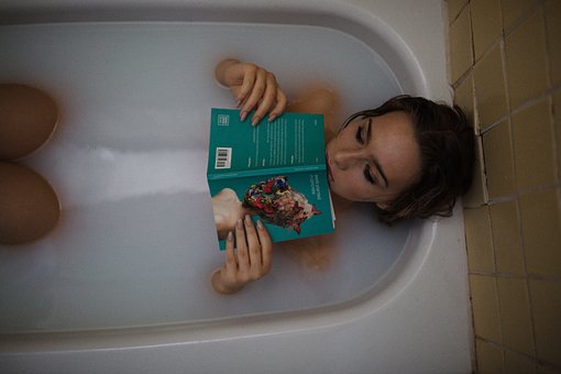 Reading-in-the-bath